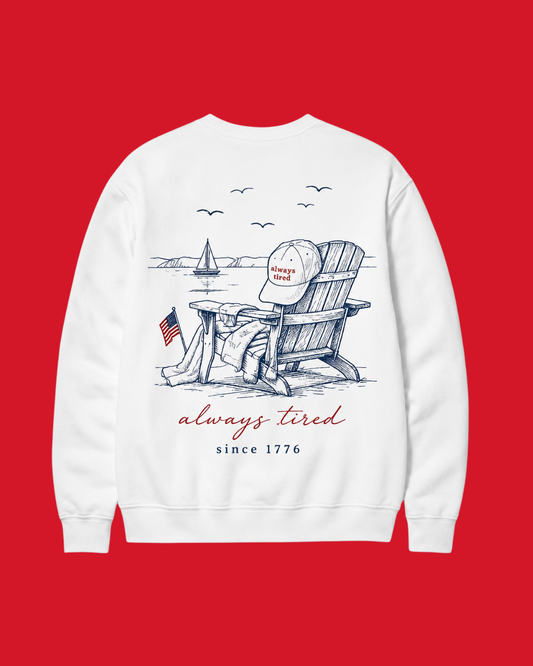 Always Tired Independence Day Crewneck