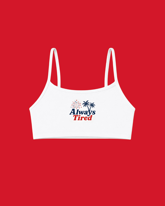 Always Tired Independence Day | Bralette
