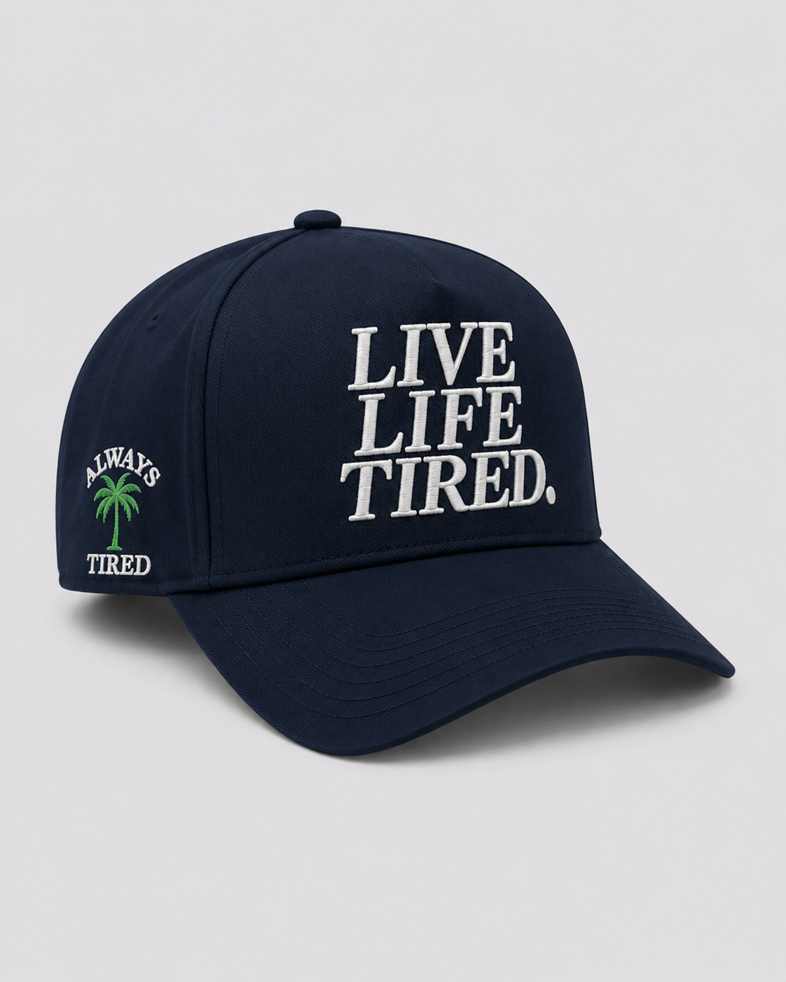 Live Life Tired | Navy Hat
